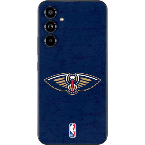 NBA New Orleans Pelicans Distressed Galaxy A54 5G Skin